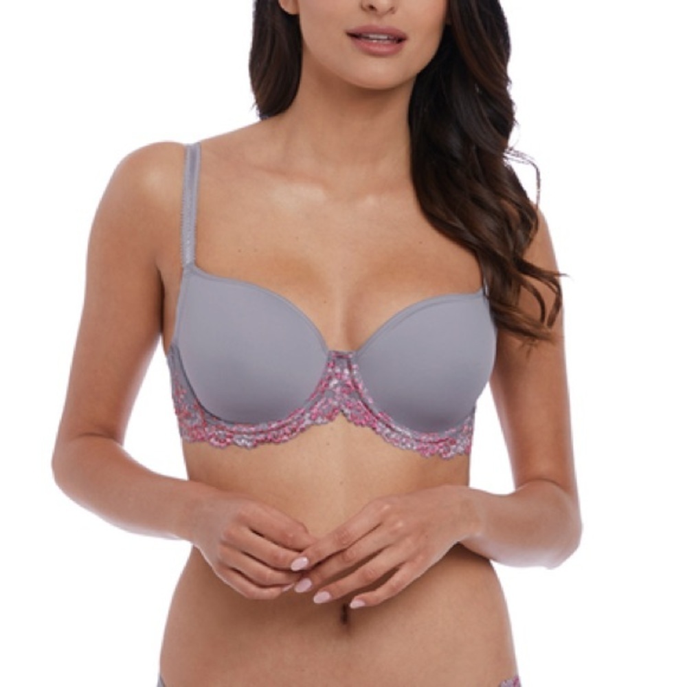 NWT Wacoal Embrace Lace T Shirt Bra 853191 Underwire Sz 32DD